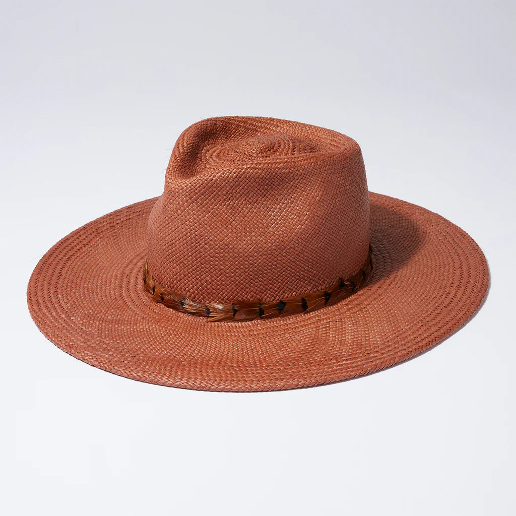 HEADS OF STATE - The Teardrop Fedora - Dark Terracotta