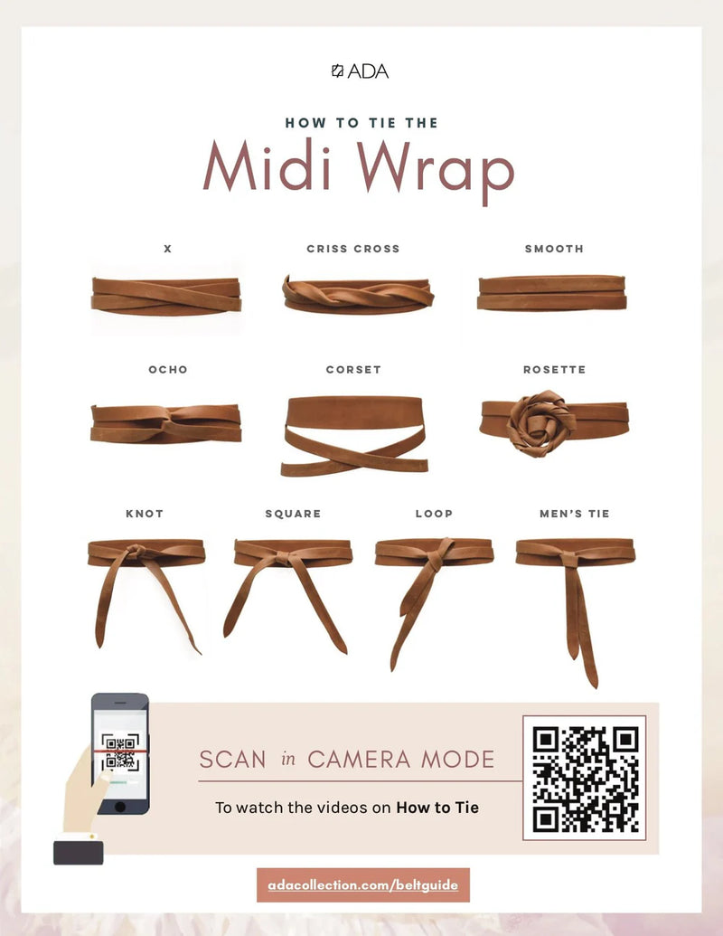 ADA Midi Wrap Belt - Upsell Red