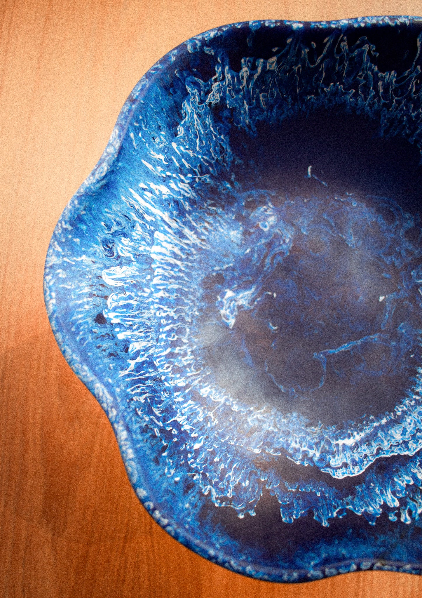 Blue Resin Bowl