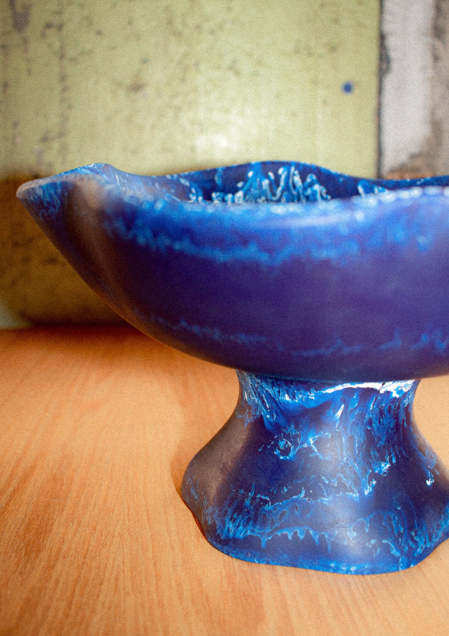 Blue Resin Bowl