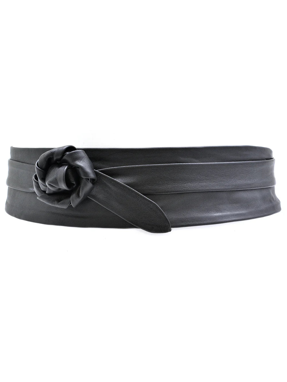 ADA Wrap Leather Belt - Black