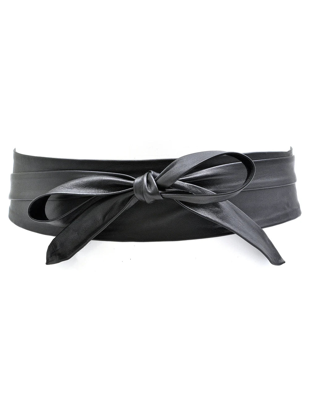 ADA Wrap Leather Belt - Black