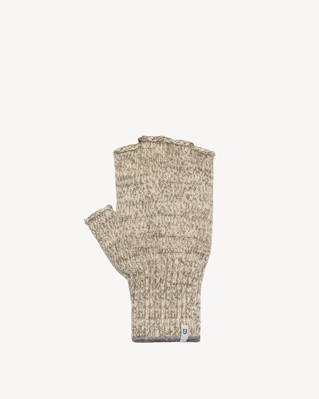 Fingerless Ragg Wool Gloves