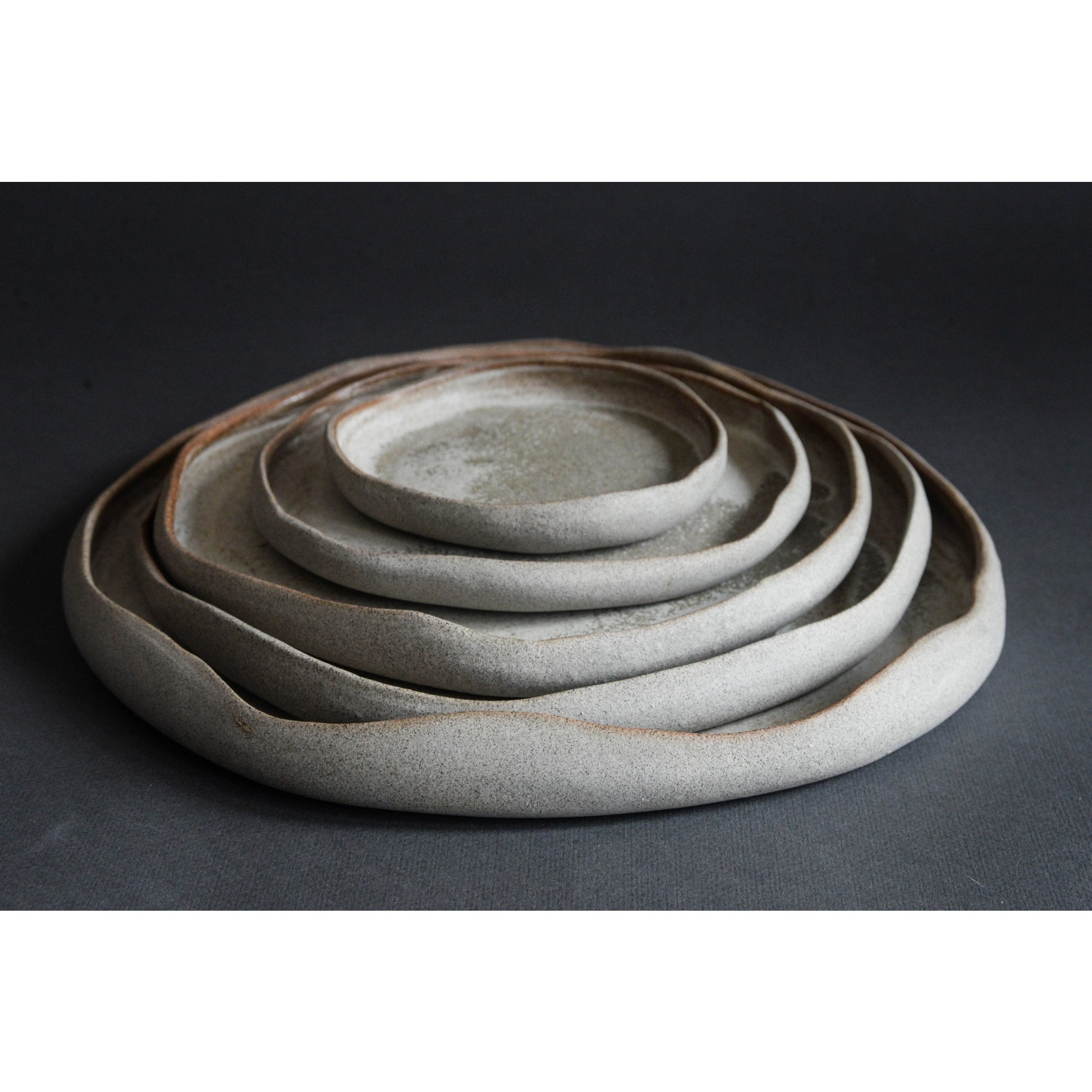 Stone - HANDMADE PLATE, slab-rolled