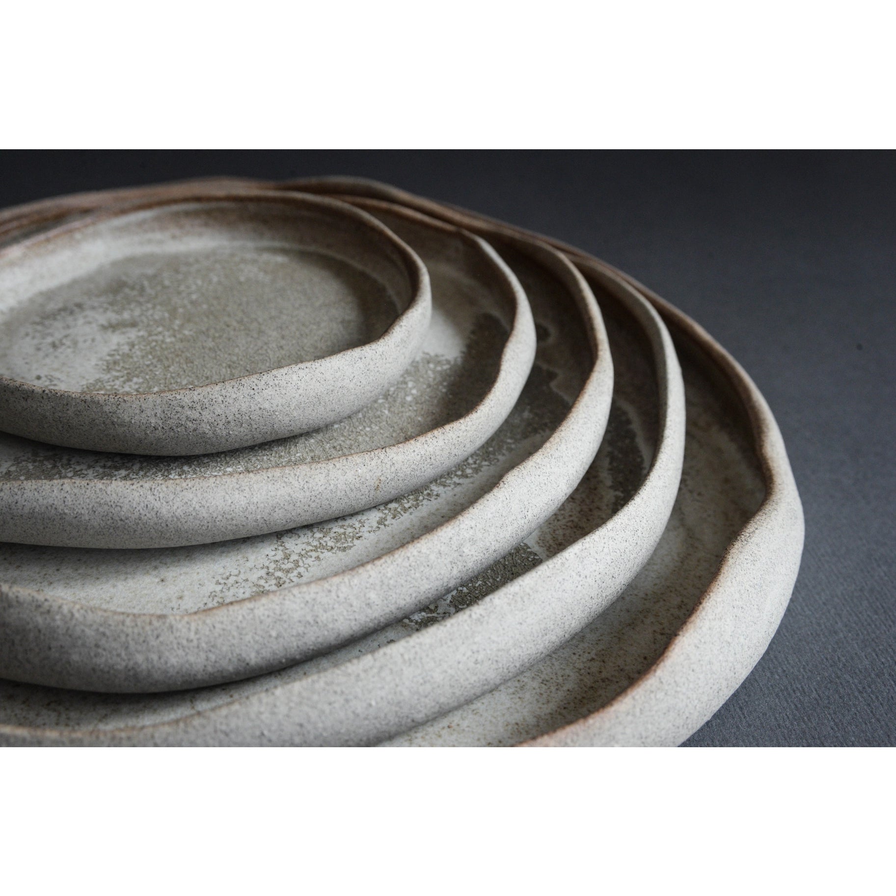 Stone - HANDMADE PLATE, slab-rolled