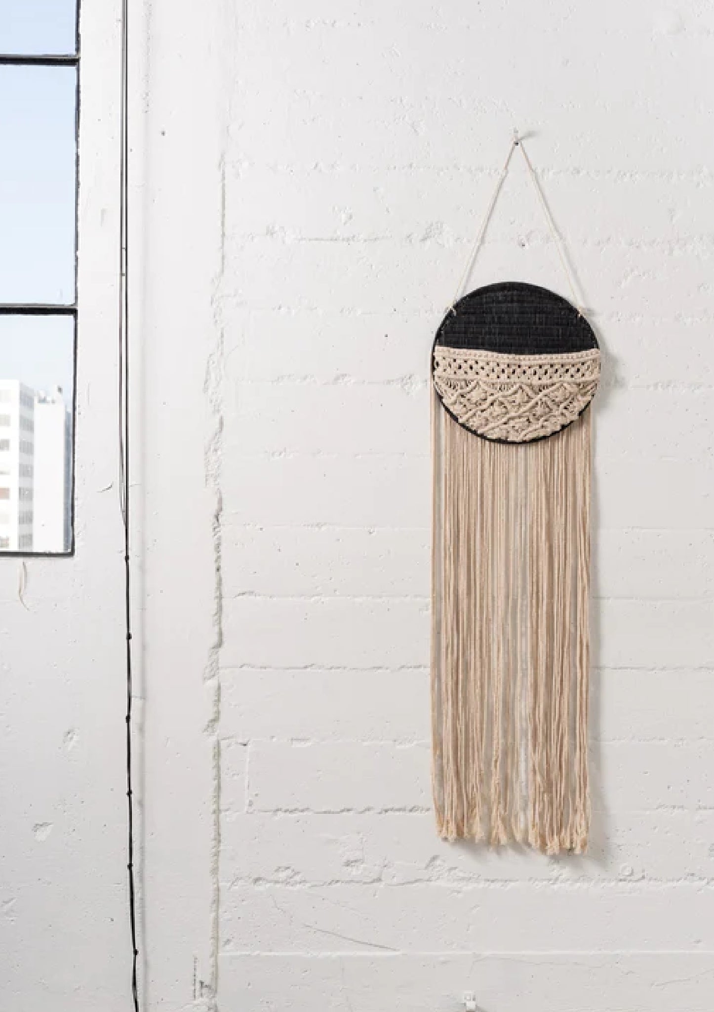 Bali Macramé Rattan Wall Hanging